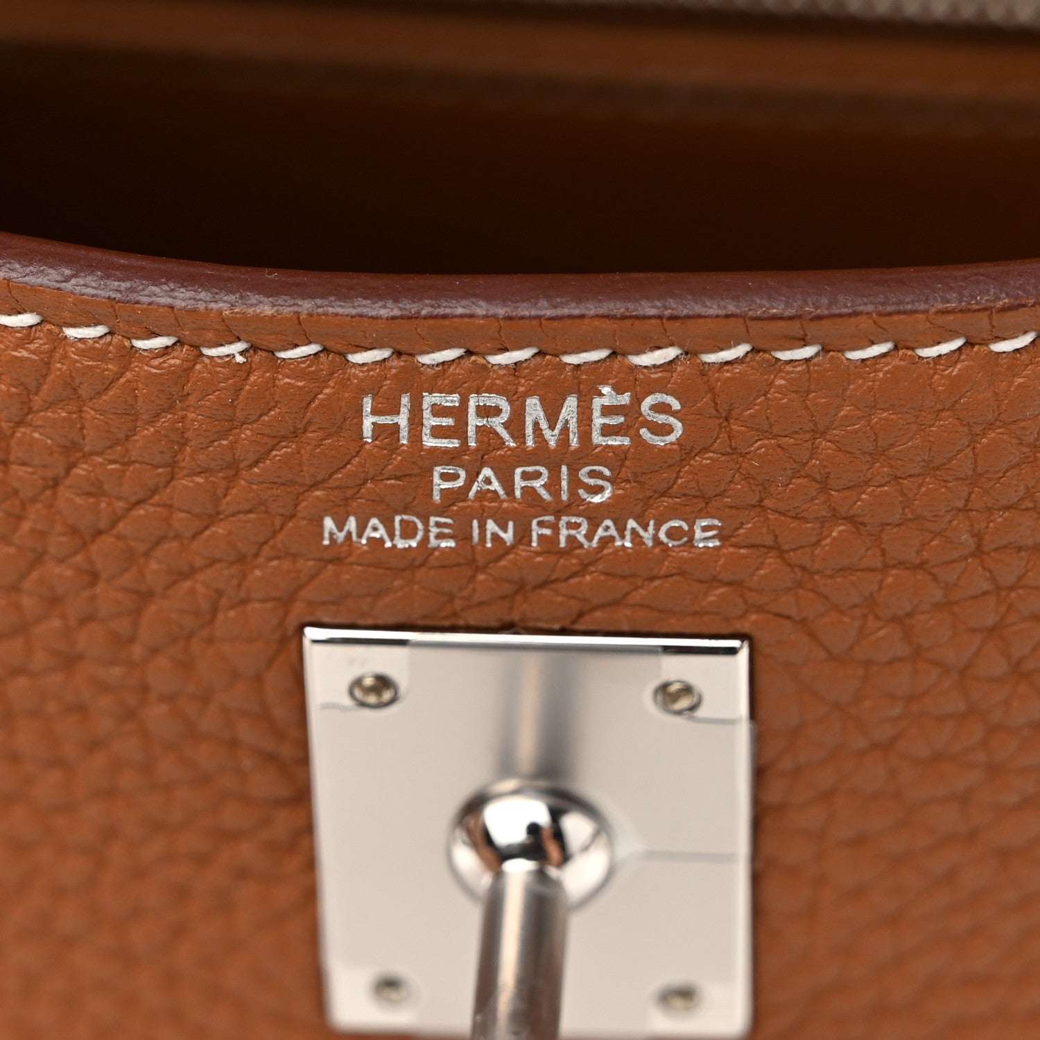 Hermes Togo Kelly Retourne 25 Gold 5 of 11