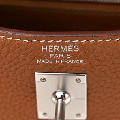 Hermes Togo Kelly Retourne 25 Gold 5 of 11