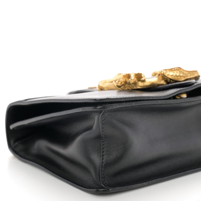 Prada City Calf Saffiano Animalier Cahier Bag Black 8 of 13