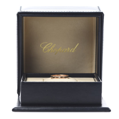 Chopard 18K Yellow Gold Diamond Ice Cube Band Ring 51 5.75 6 of 6