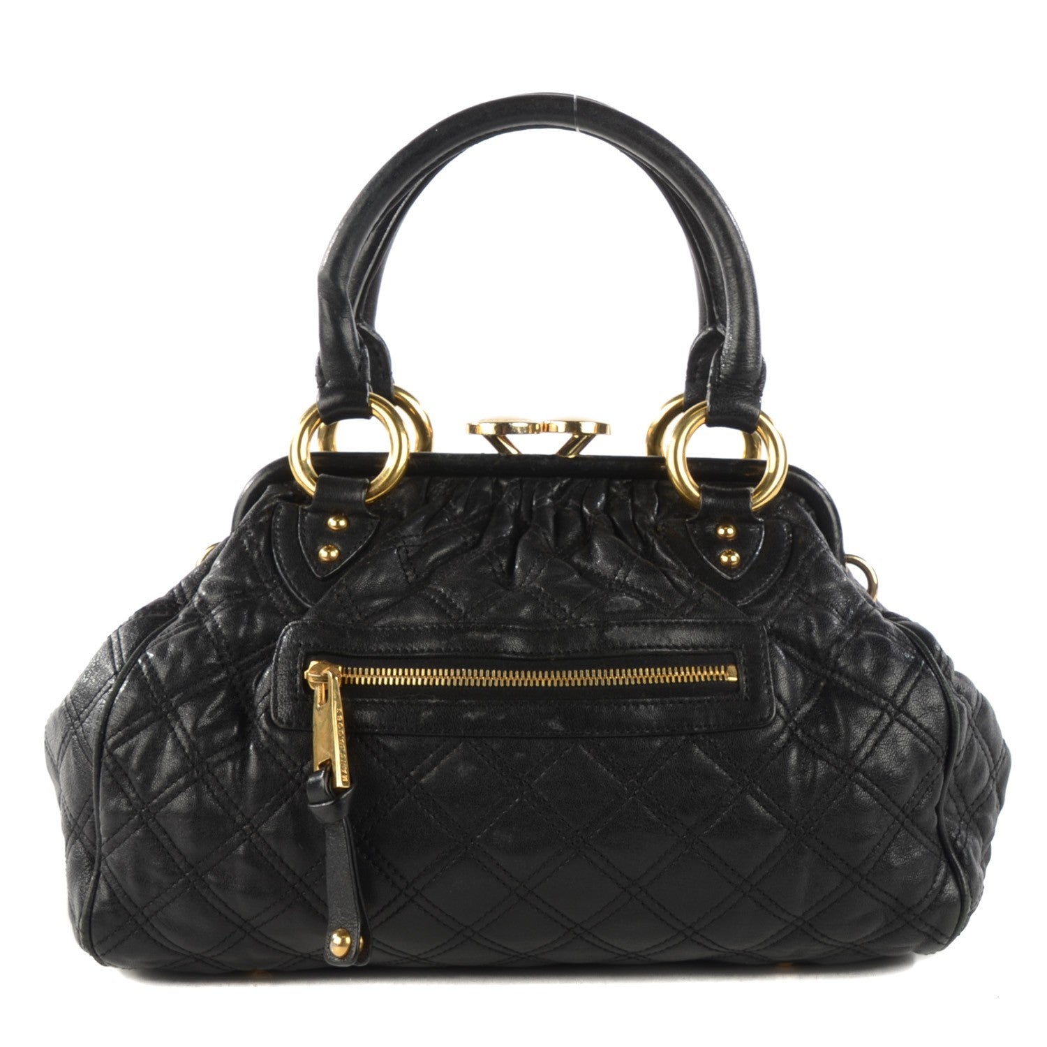 Marc Jacobs Calfskin Quilted Stam Black 1 of 8