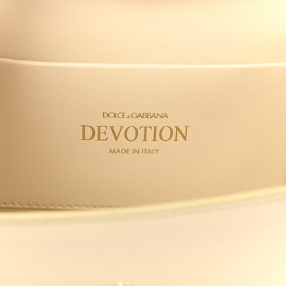 Dolce & Gabbana Smooth Calfskin Small Devotion Envelope Top Handle Bag Light Beige 6 of 11