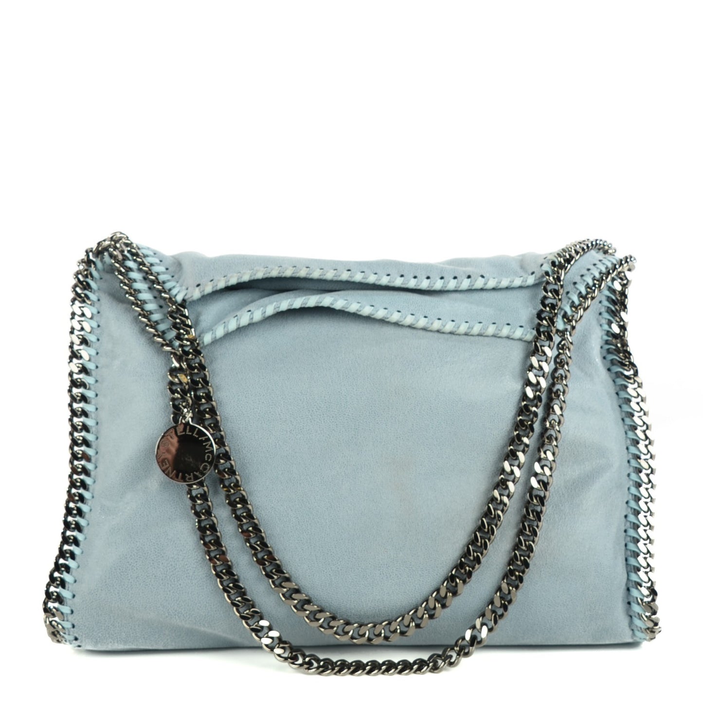 Shaggy Deer Small Falabella Tote Ice Blue