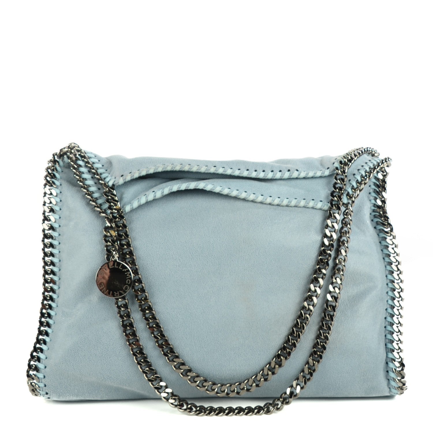Stella McCartney Shaggy Deer Small Falabella Tote Ice Blue 1 of 9