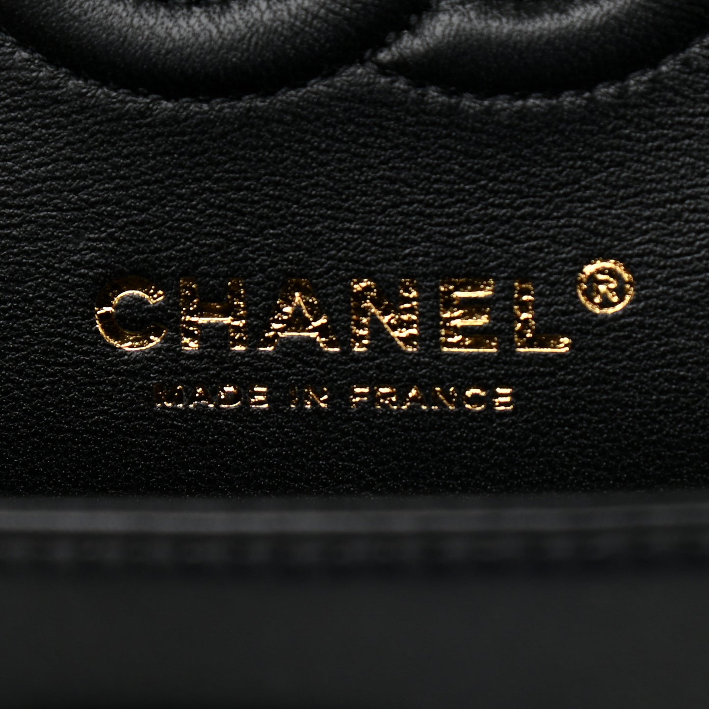 Lambskin Quilted Small Double Flap Black