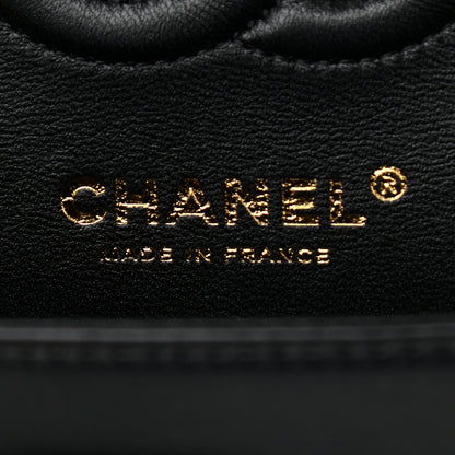 Chanel Lambskin Quilted Small Double Flap Black 7 of 10
