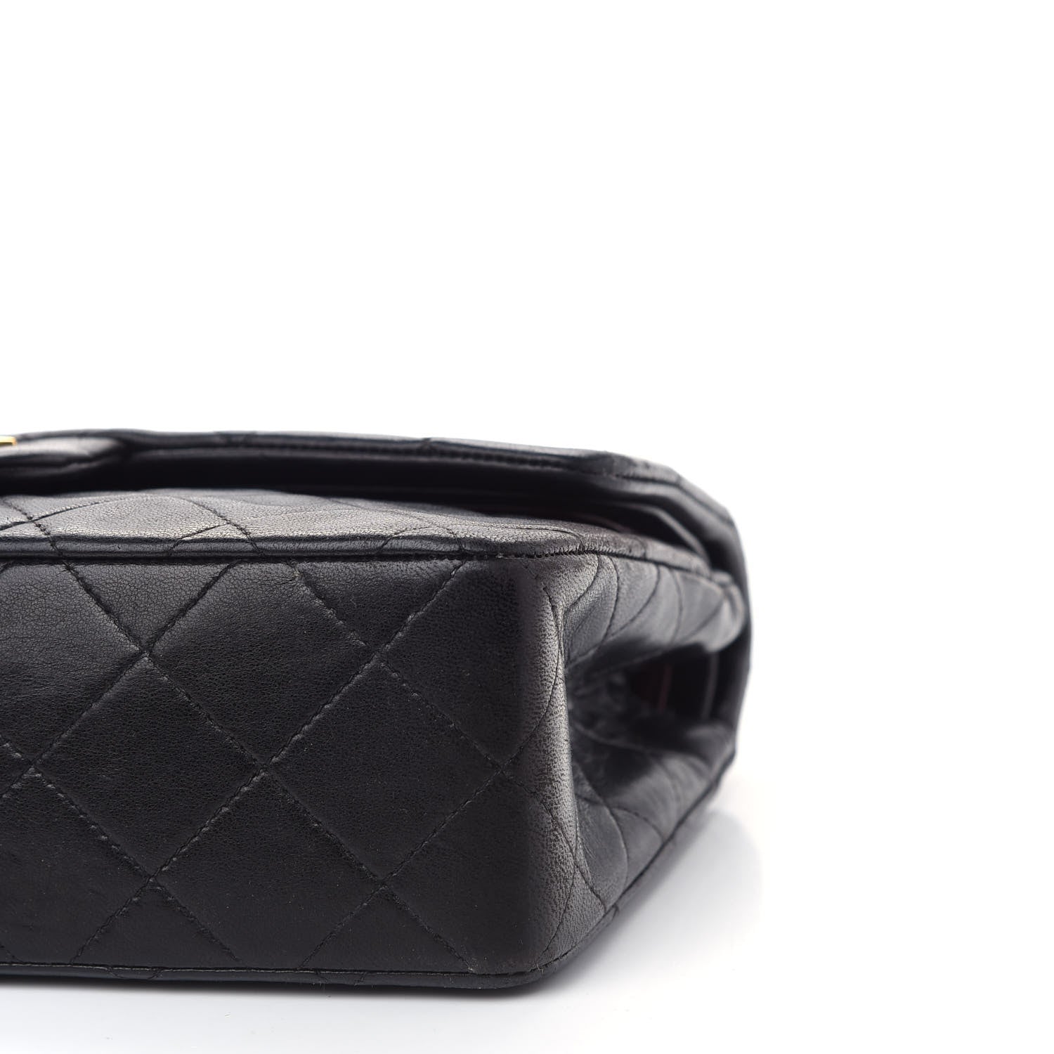 Chanel Lambskin Quilted Small Double Flap Black 9 of 11