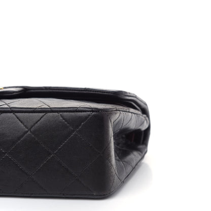 Chanel Lambskin Quilted Small Double Flap Black 9 of 11