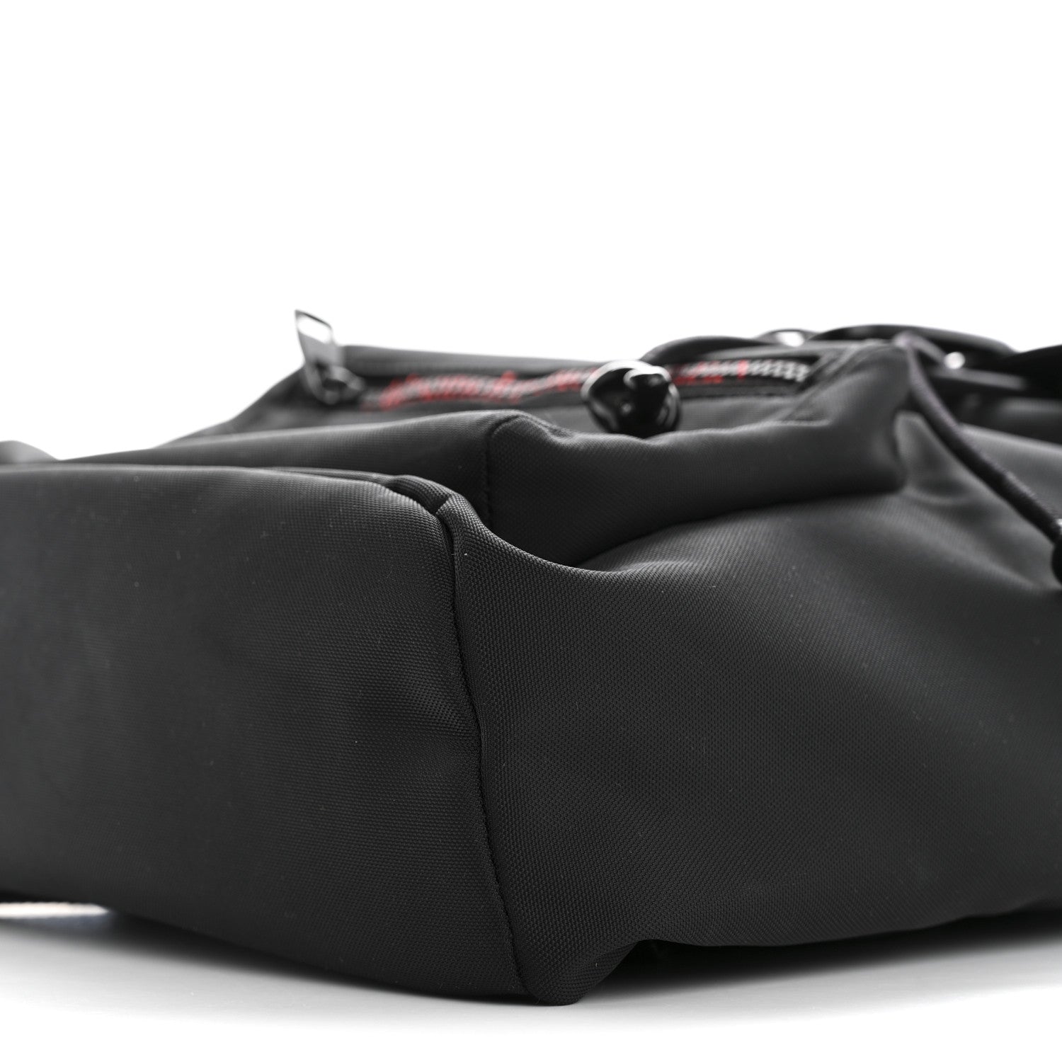 Alexander McQueen Nylon Backpack Black Red 10 of 10
