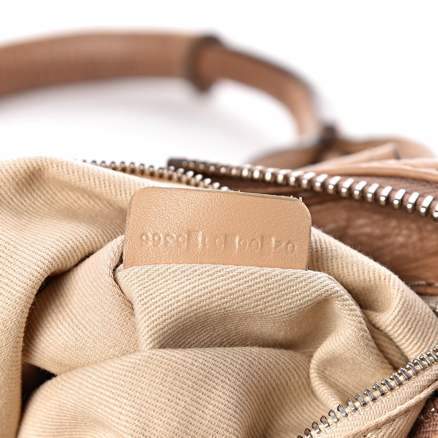 Calfskin Medium Paddington Satchel Beige