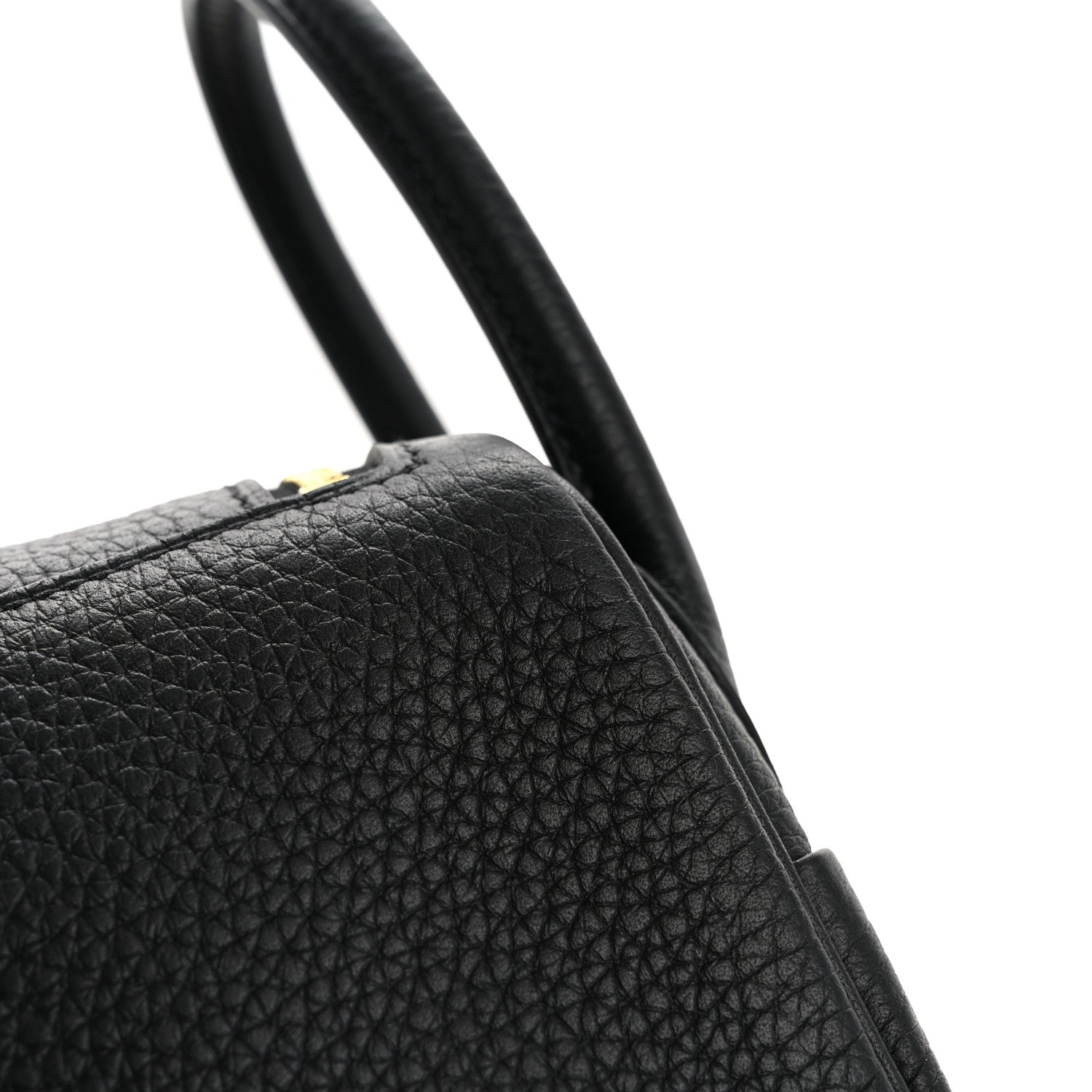 Hermes Taurillon Clemence Mini Lindy 20 Black 12 of 13