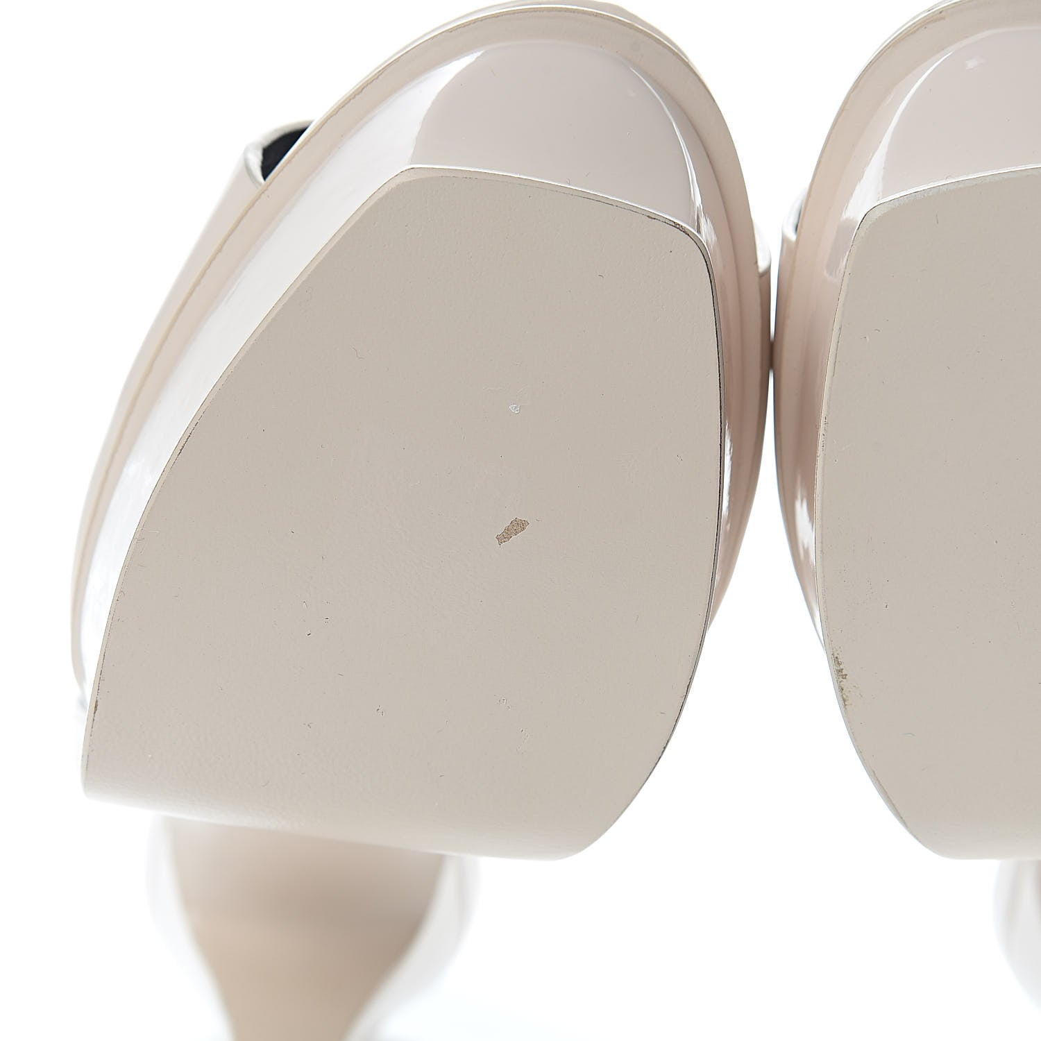 Saint Laurent Patent Tribute Lips Platform Sandals 37 Shadow Pink 8 of 9