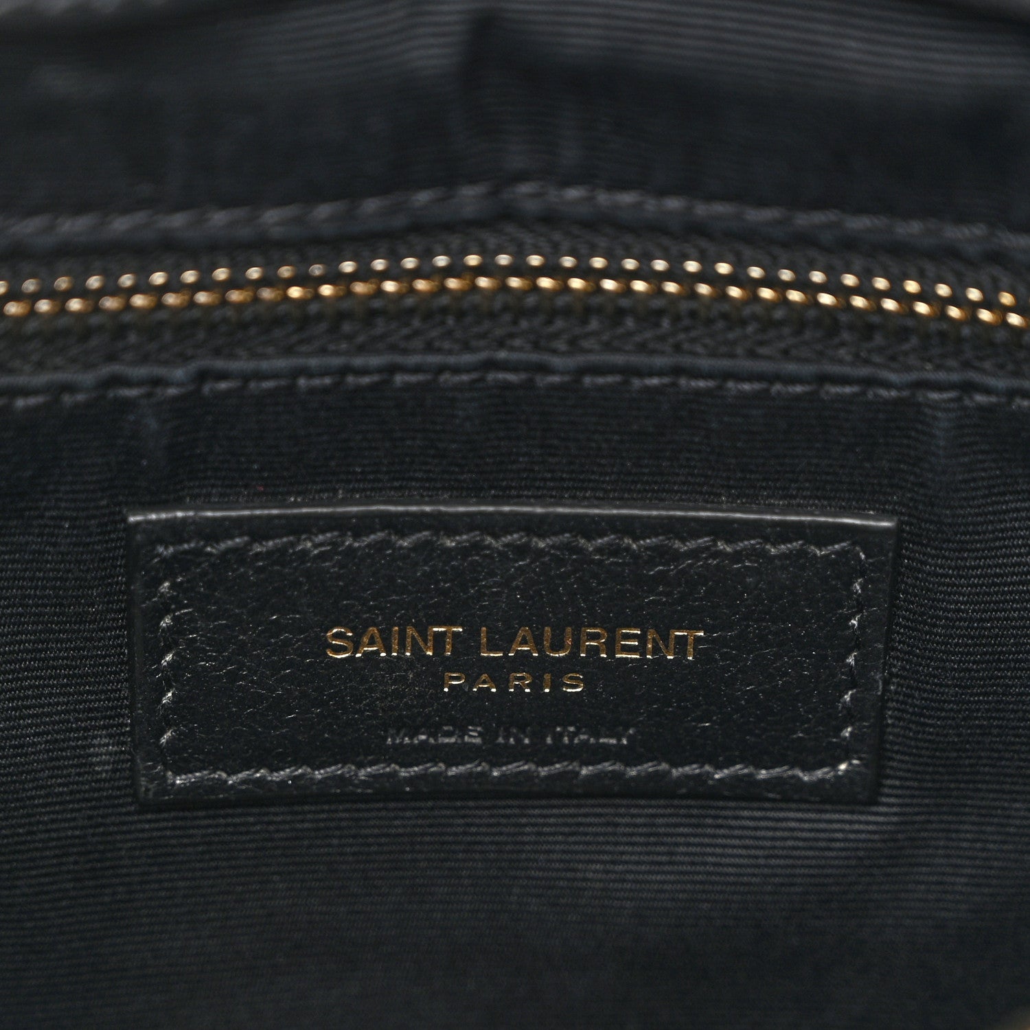 Saint Laurent Calfskin Y Quilted Monogram Medium Loulou Chain Satchel Black 7 of 14