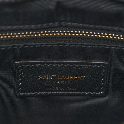 Saint Laurent Calfskin Y Quilted Monogram Medium Loulou Chain Satchel Black 7 of 14