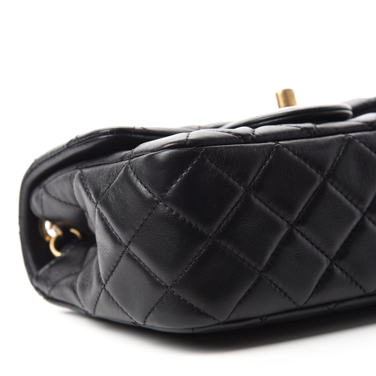 Chanel Lambskin Quilted Mini Pearl Crush Flap Black 6 of 11