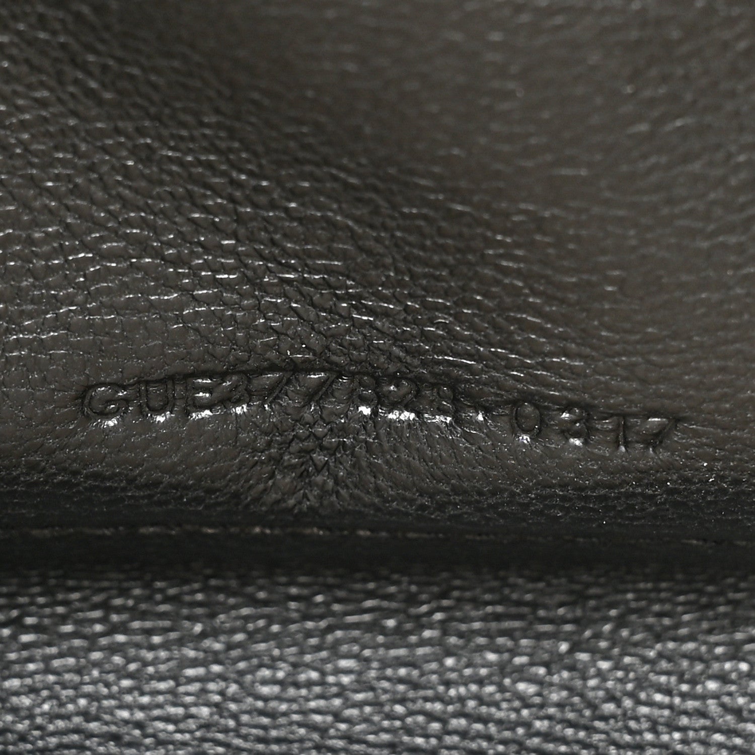 Saint Laurent Grain De Poudre Matelasse Chevron Monogram Chain Wallet Dark Beige 10 of 17