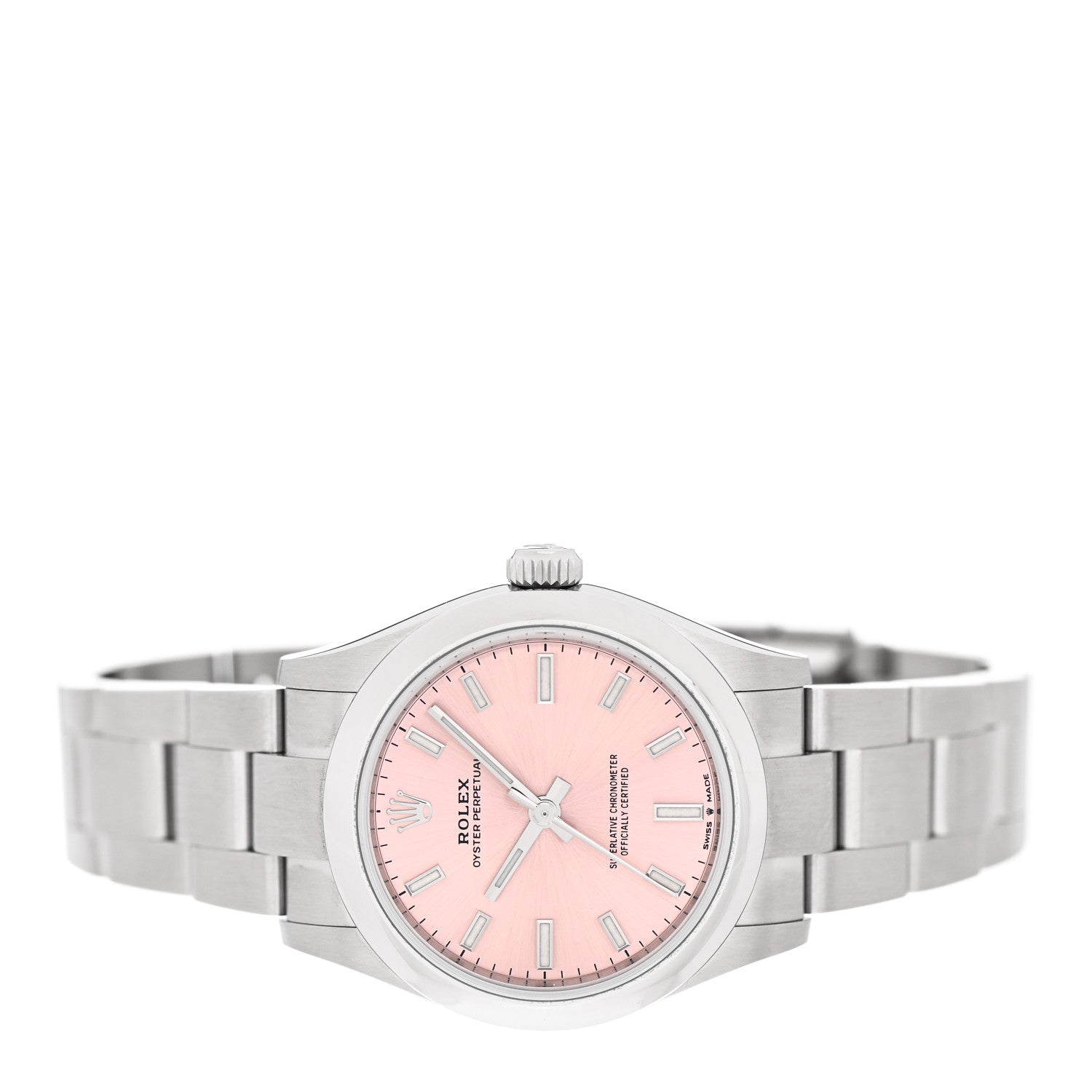 Rolex Stainless Steel 31mm Oyster Perpetual Watch Pink 277200 2 of 5
