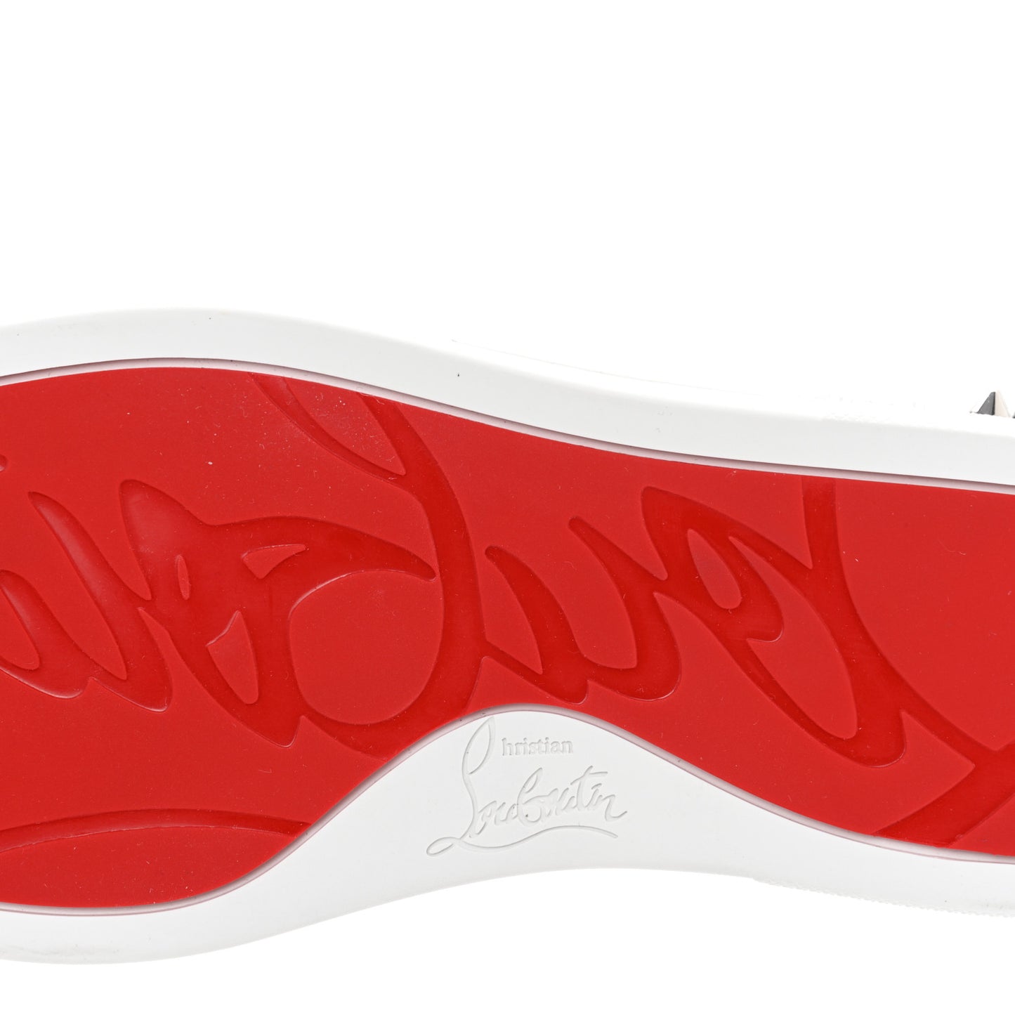 Glitter Metallic Calfskin Spikes Vieira 2 Flat Sneakers 37 Silver