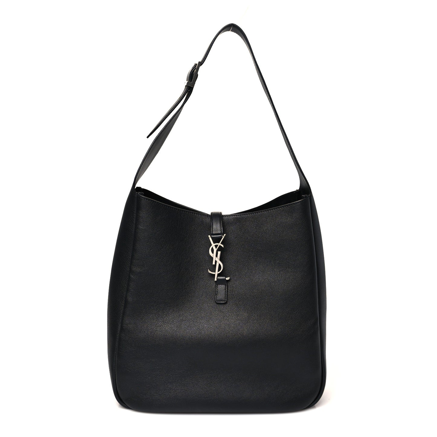 Supple Calfskin Large Le 5 A 7 Soft Hobo Black