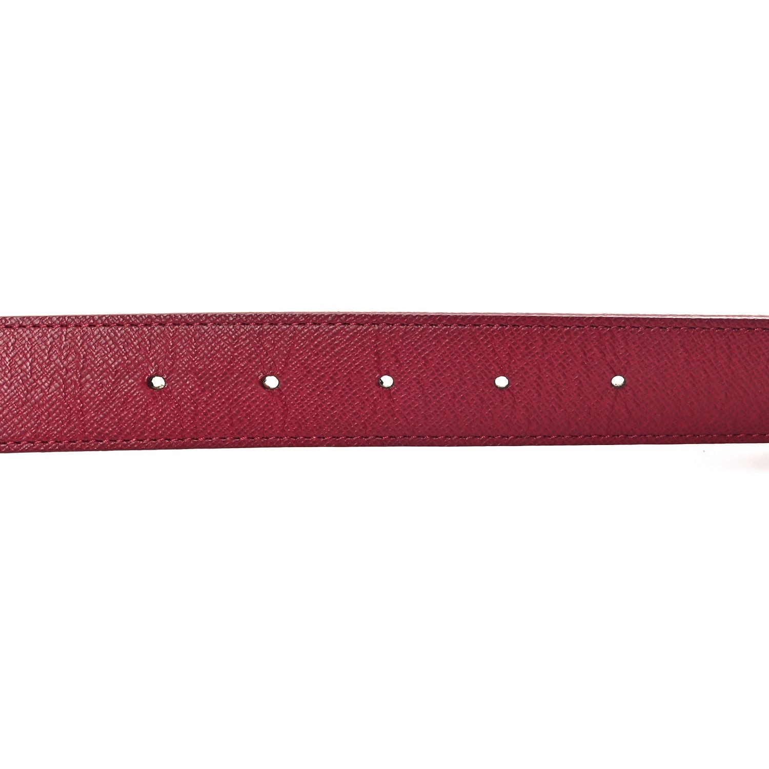 Louis Vuitton Monogram Calfskin 30mm LV Initiales Reversible Belt 80 32 Fuchsia 4 of 5