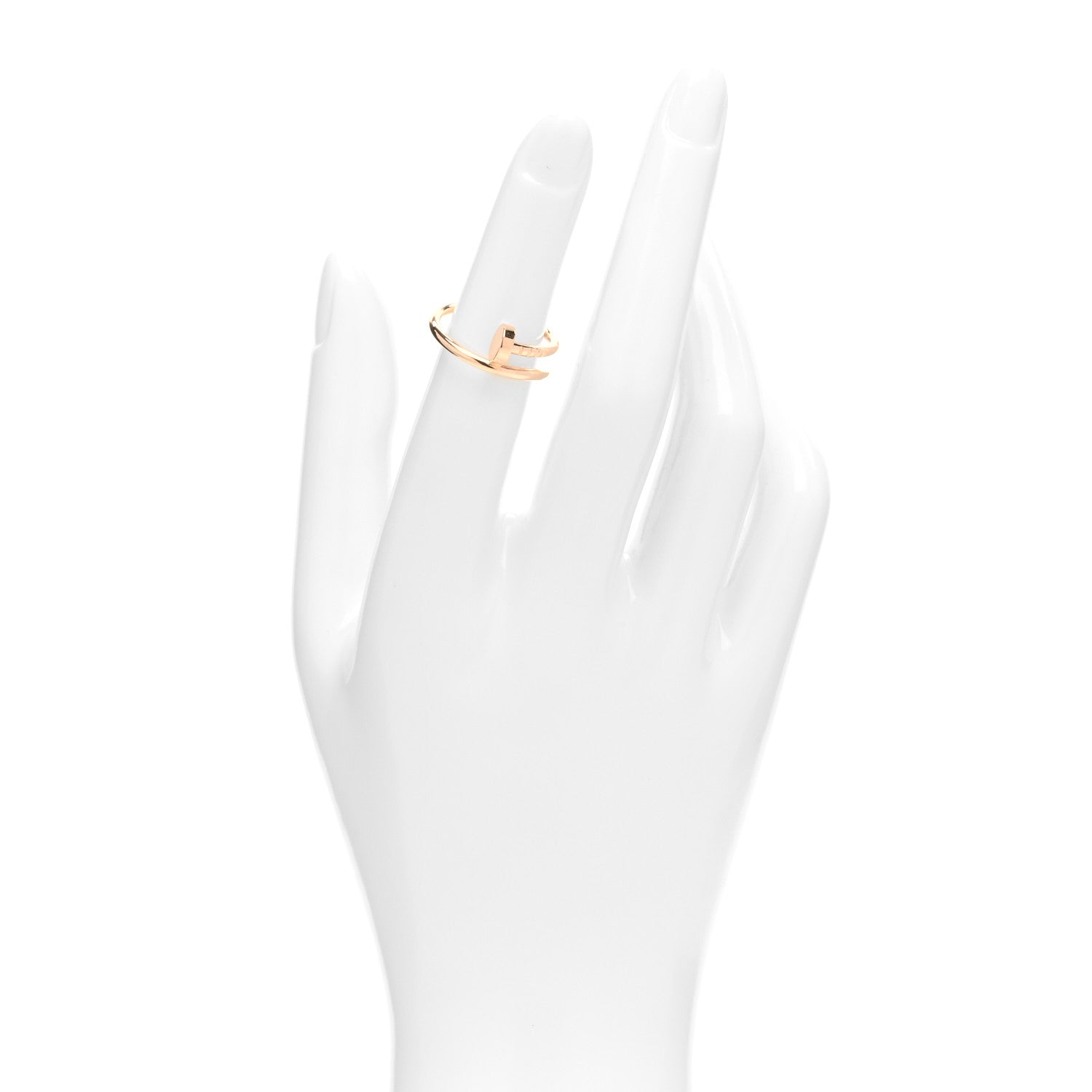 Cartier 18K Pink Gold Small Juste Un Clou Ring 49 5 2 of 4