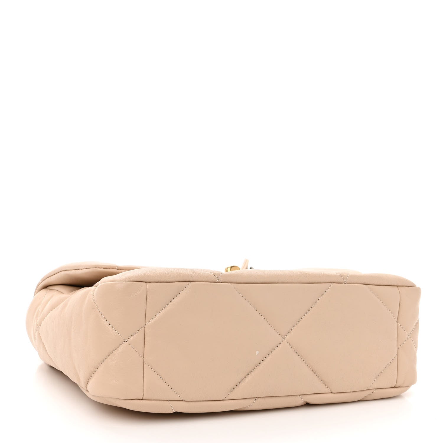 Chanel Lambskin Quilted Medium Chanel 19 Flap Beige 4 of 11