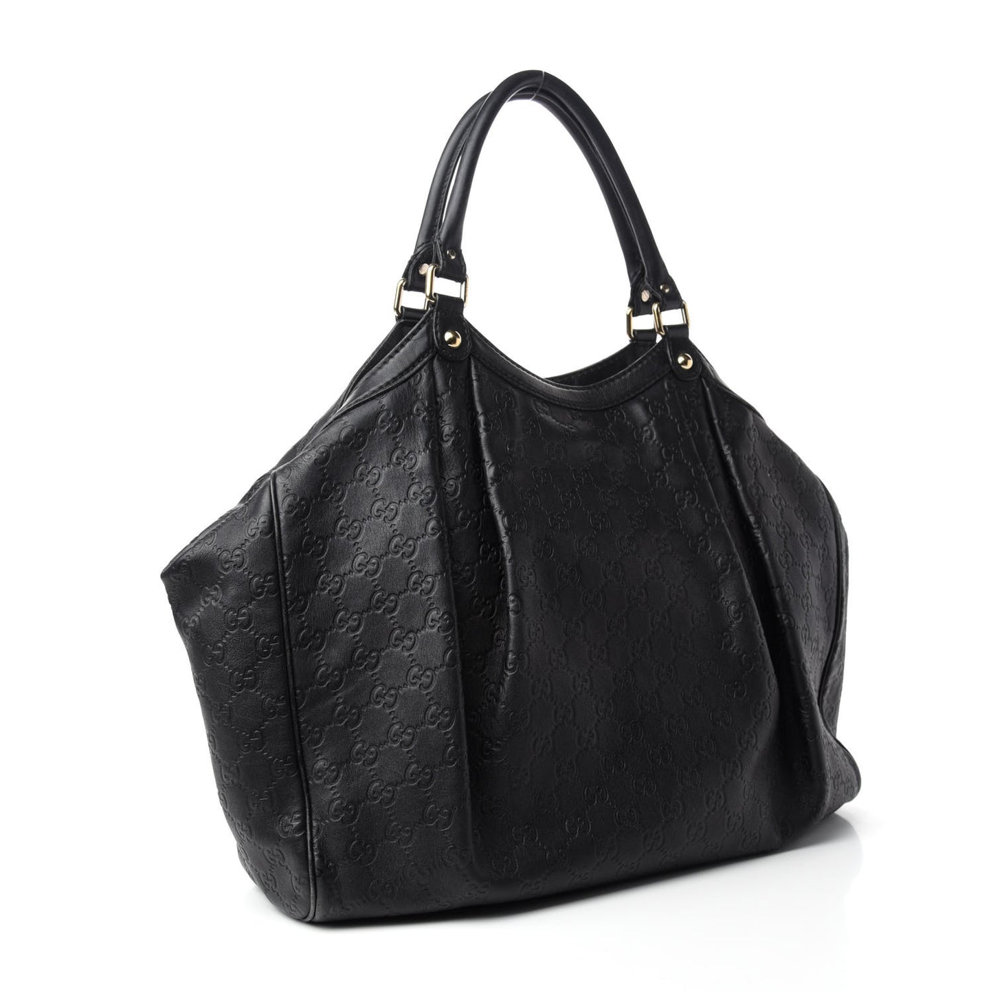 Guccissima Large Sukey Tote Black