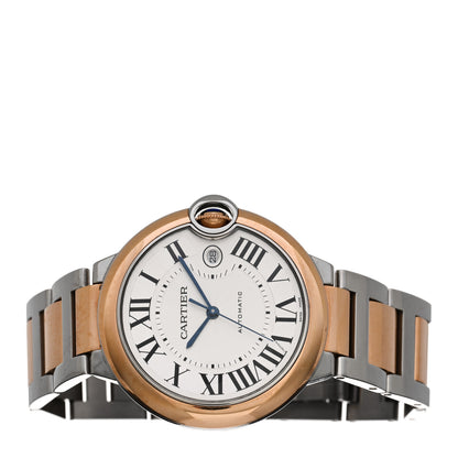 Cartier Stainless Steel 18K Pink Gold 42mm Ballon Bleu De Cartier Automatic Watch 2 of 4