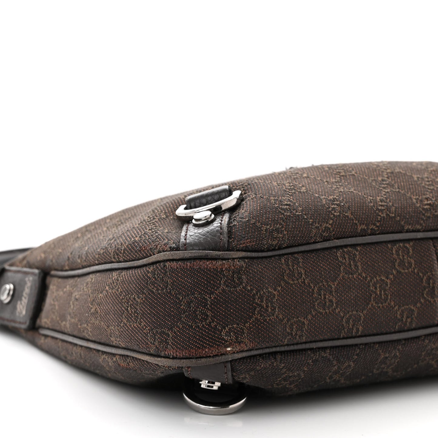 Denim Monogram Abbey D Ring Hobo Brown