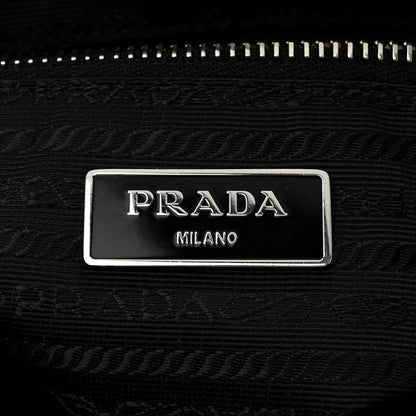 Prada Nylon Tessuto Impuntu Quilted Shoulder Bag Black 6 of 11