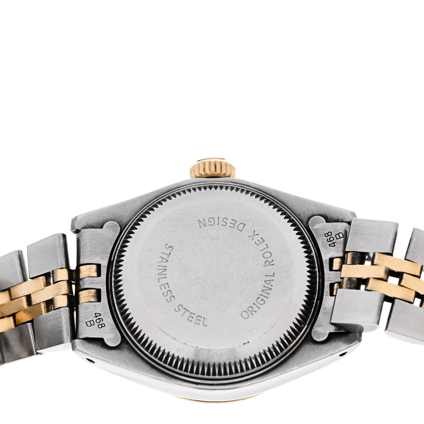 Stainless Steel 18K Yellow Gold Diamond 26mm Oyster Perpetual Datejust Watch Champagne 69173