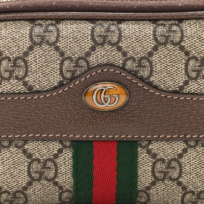 Gucci GG Supreme Monogram Web Mini Ophidia GG Bag Brown 8 of 12