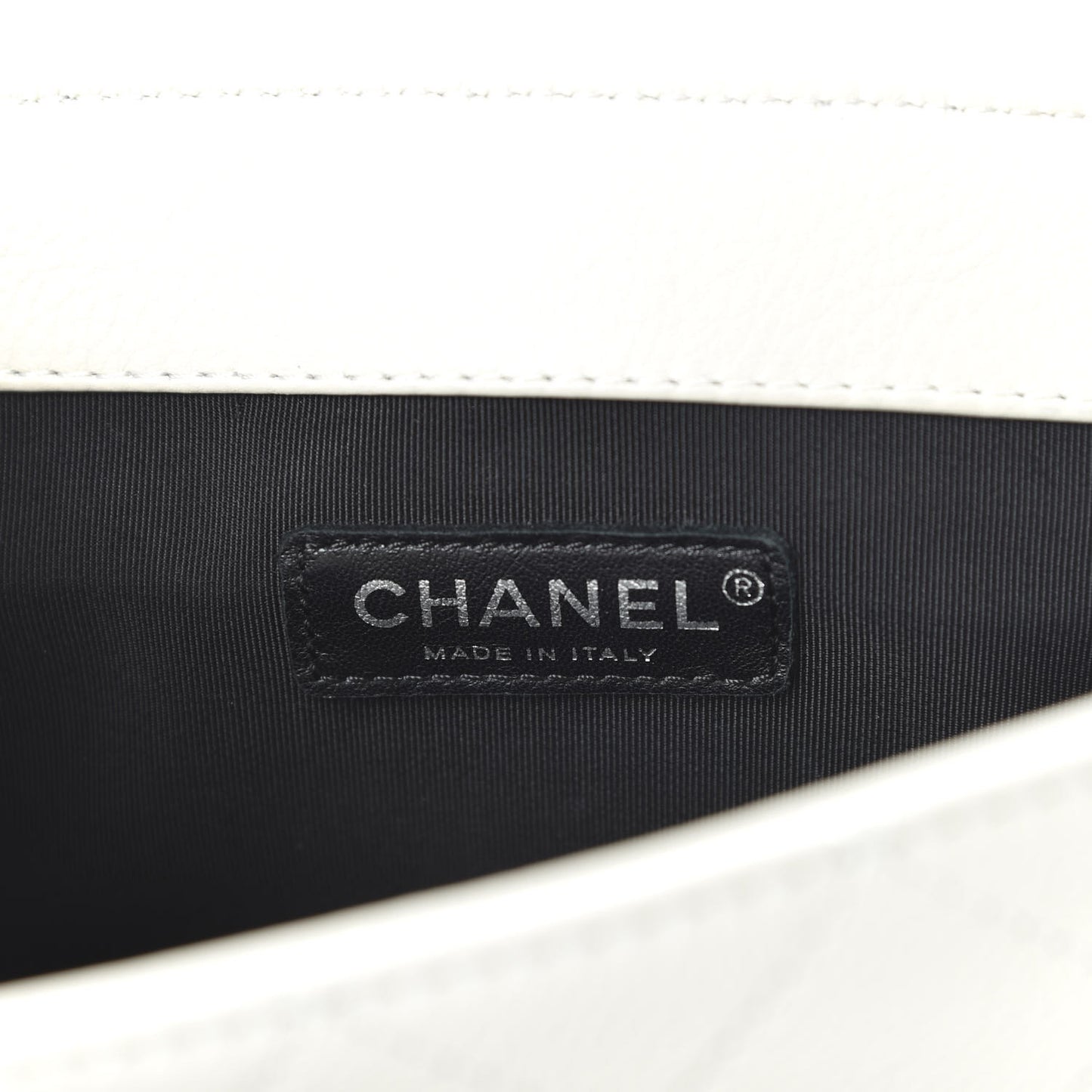 Grained Calfskin Archi Chic Flap Ivory