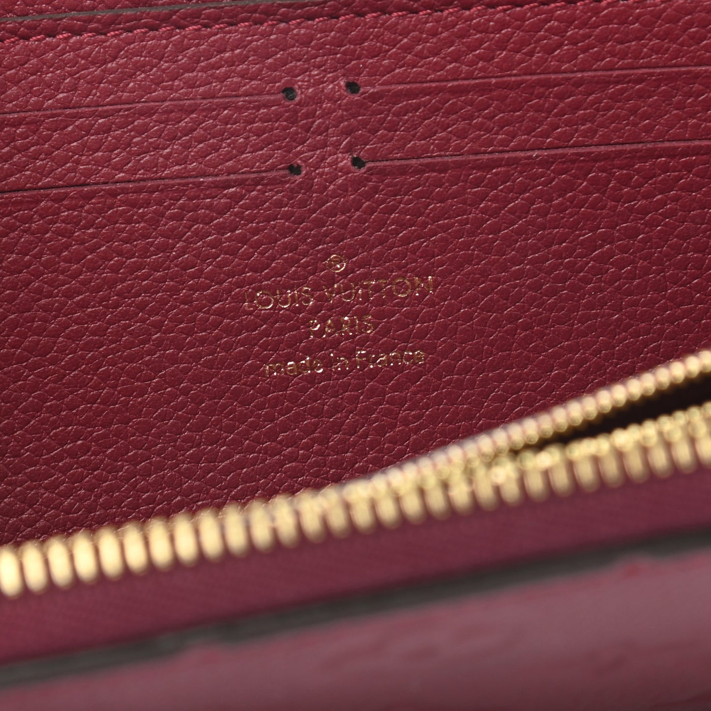 Empreinte Clemence Wallet Raisin