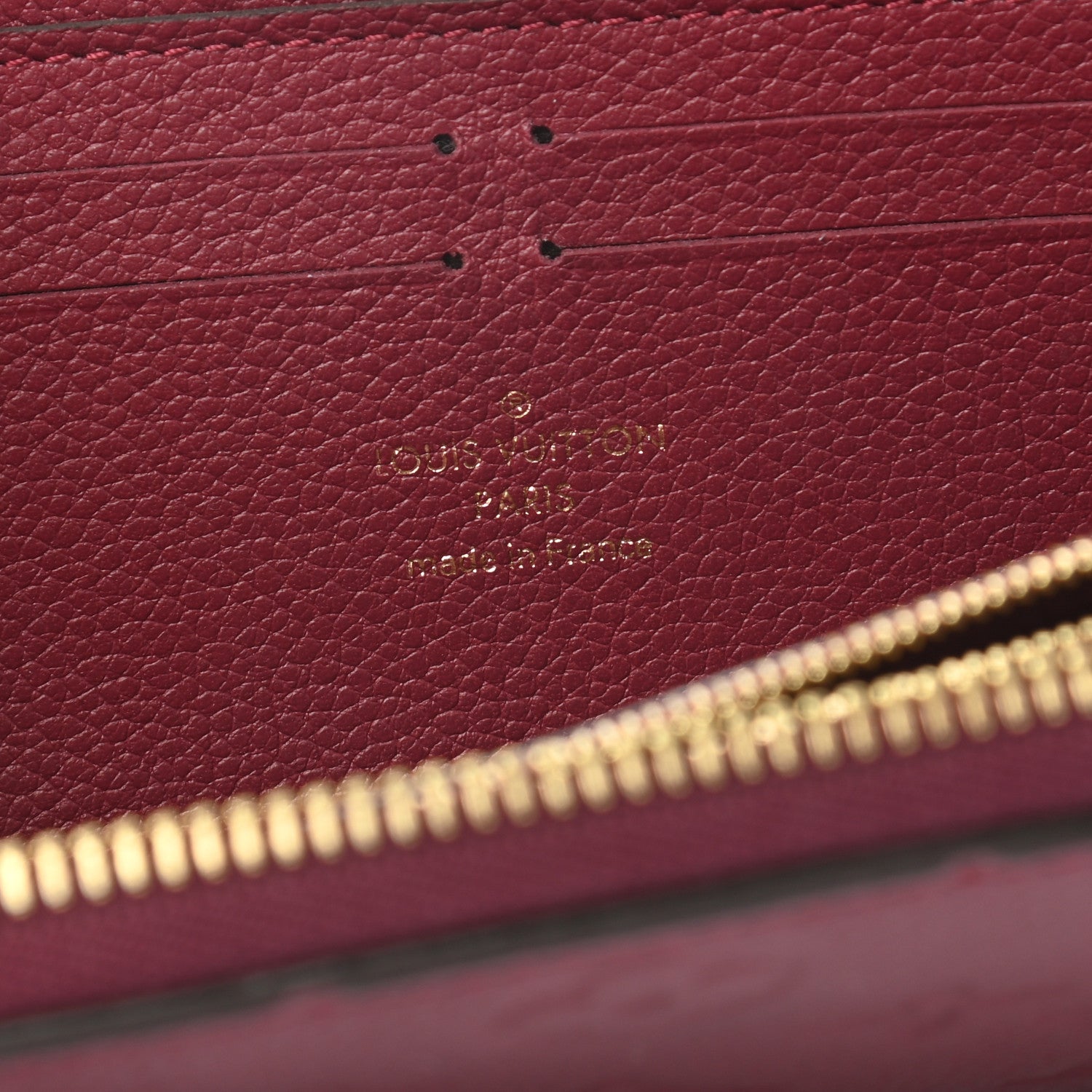 Louis Vuitton Empreinte Clemence Wallet Raisin 6 of 7