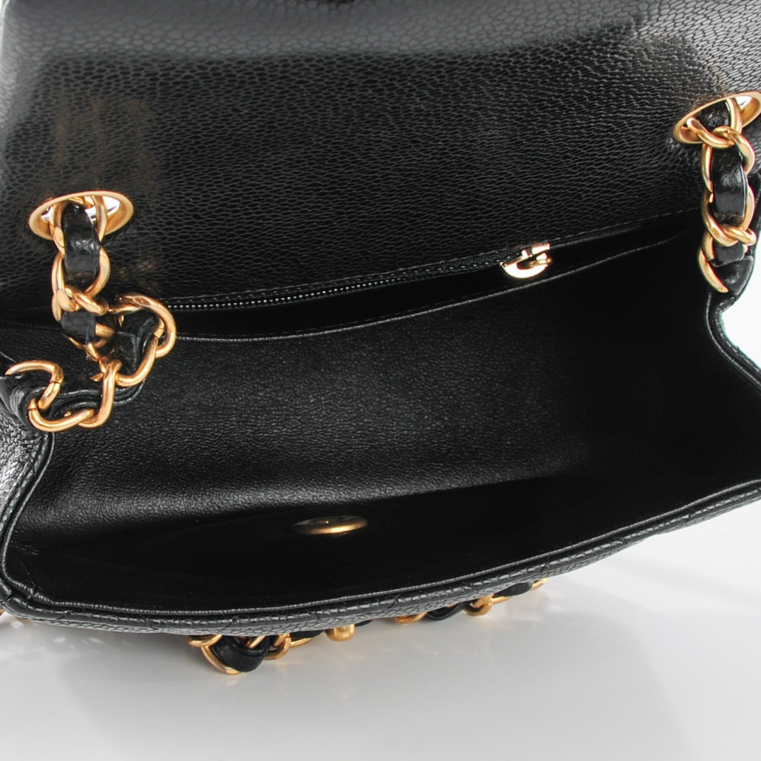Chanel Caviar Quilted Mini Square Flap Black 8 of 8