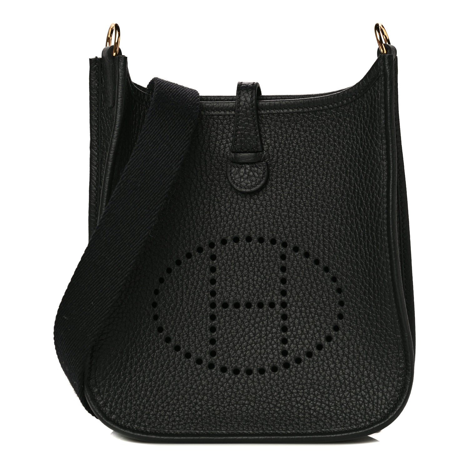 Hermes Taurillon Clemence Evelyne TPM Black 1 of 10