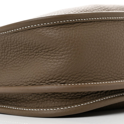 Hermes Taurillon Clemence Evelyne III PM Etoupe 9 of 11