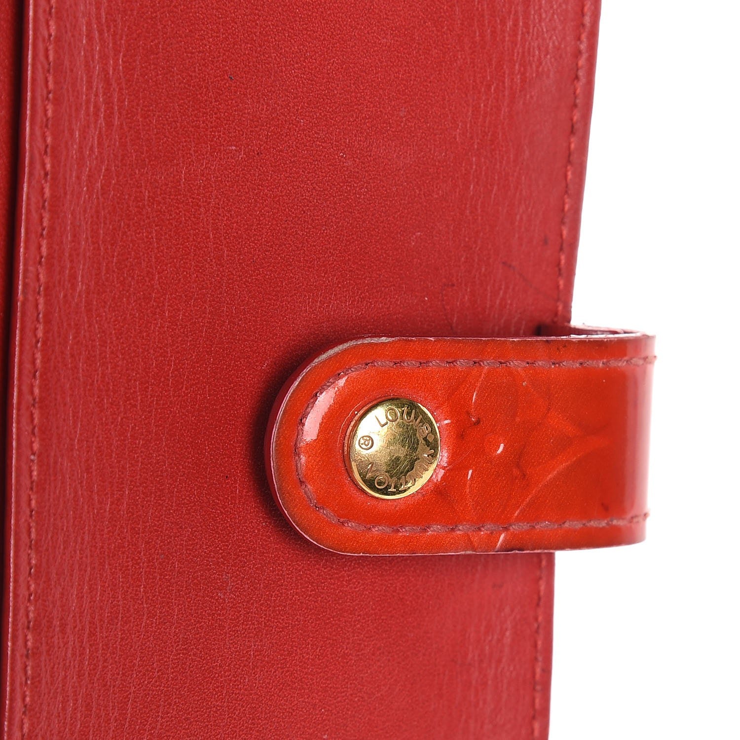 Louis Vuitton Vernis Small Ring Agenda Cover Red 9 of 11