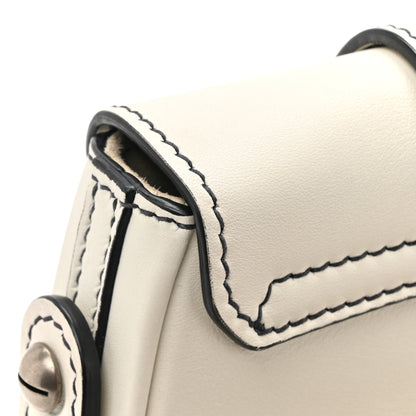 Christian Dior Calfskin Mini D Fence Saddle Bag White 15 of 16