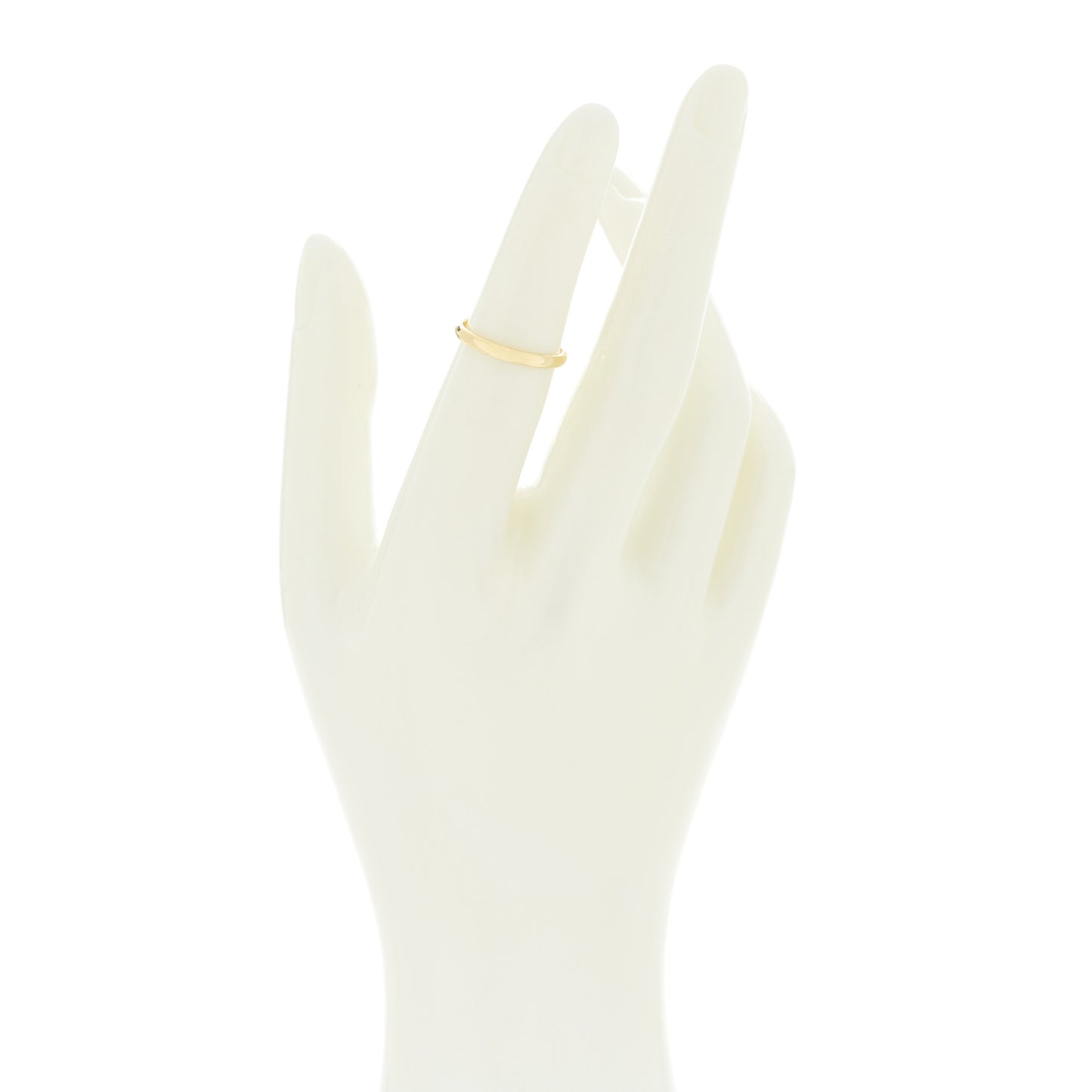18K Yellow Gold 2mm Classic Wedding Band Ring 49 5