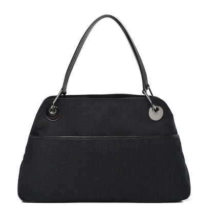 Gucci Monogram Medium Eclipse Shoulder Bag Black 1 of 9