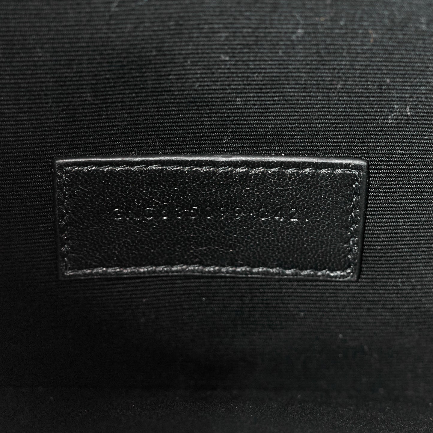 Calfskin Medium Zip Clutch Black