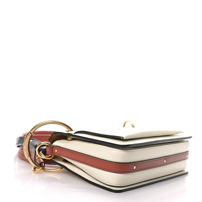 Chloe Calfskin Small Roy Tri-Color Bag Beige White 4 of 9