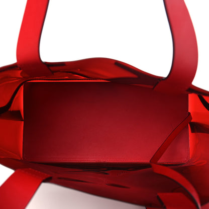Valentino Garavani PVC Vlogo Small Escape Tote Red 6 of 12