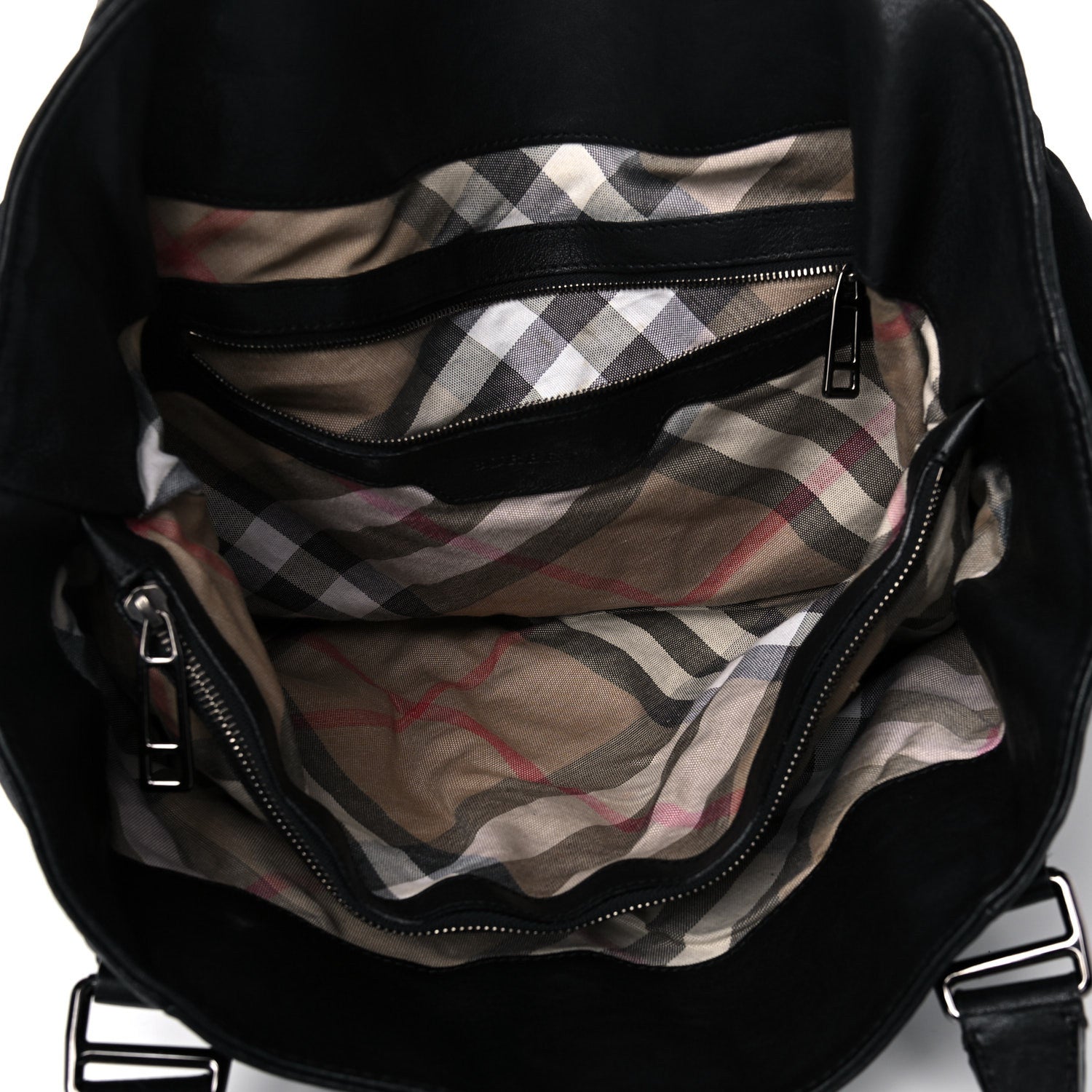 Burberry Lambskin Maggie Soft Knot Hobo Black 5 of 17