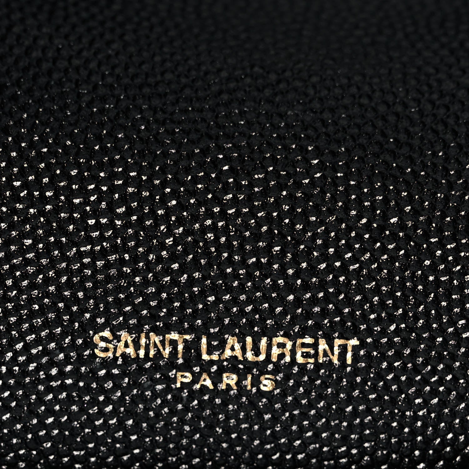 Saint Laurent Grain De Poudre Uptown Chain Wallet Black 6 of 11