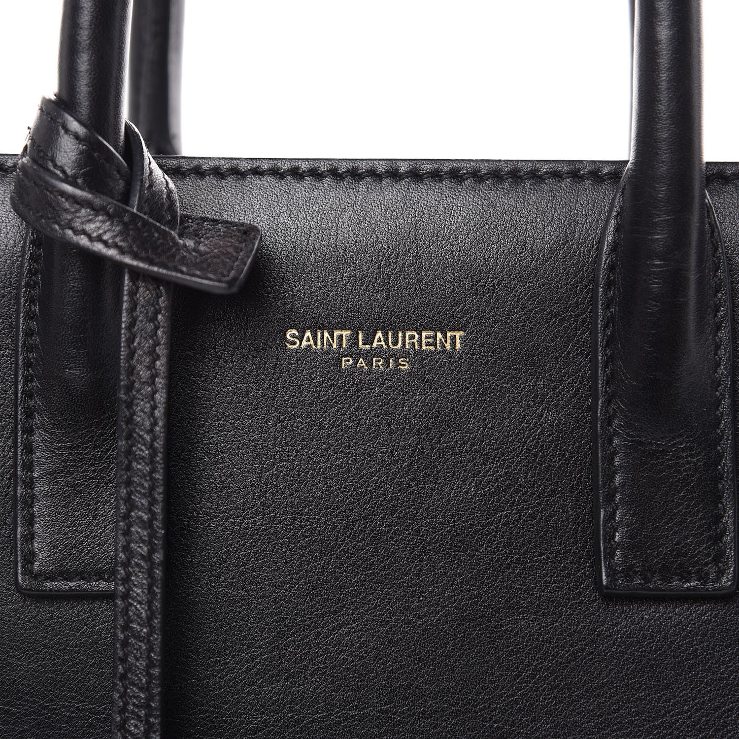 Saint Laurent Calfskin Nano Sac de Jour Black 6 of 17