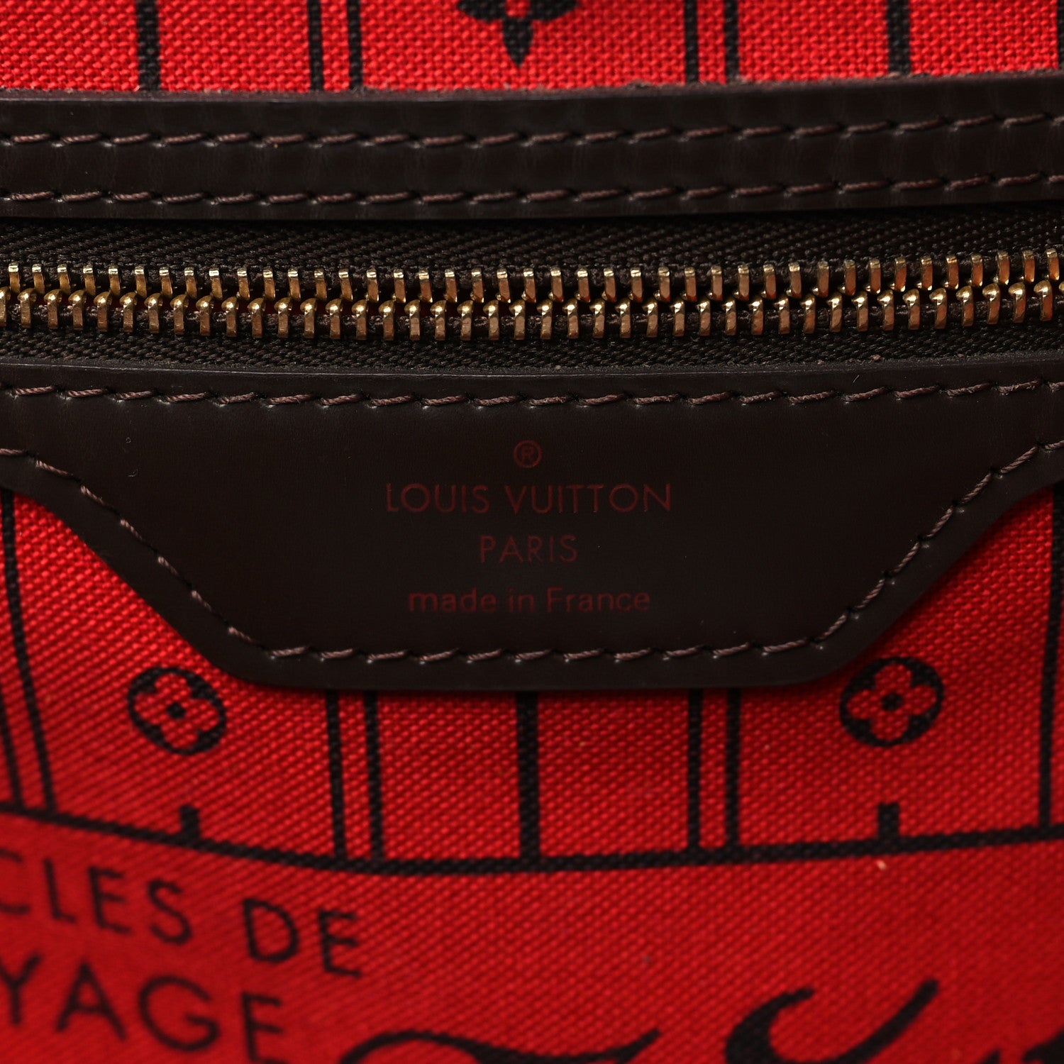 Louis Vuitton Damier Ebene Neverfull MM 6 of 10