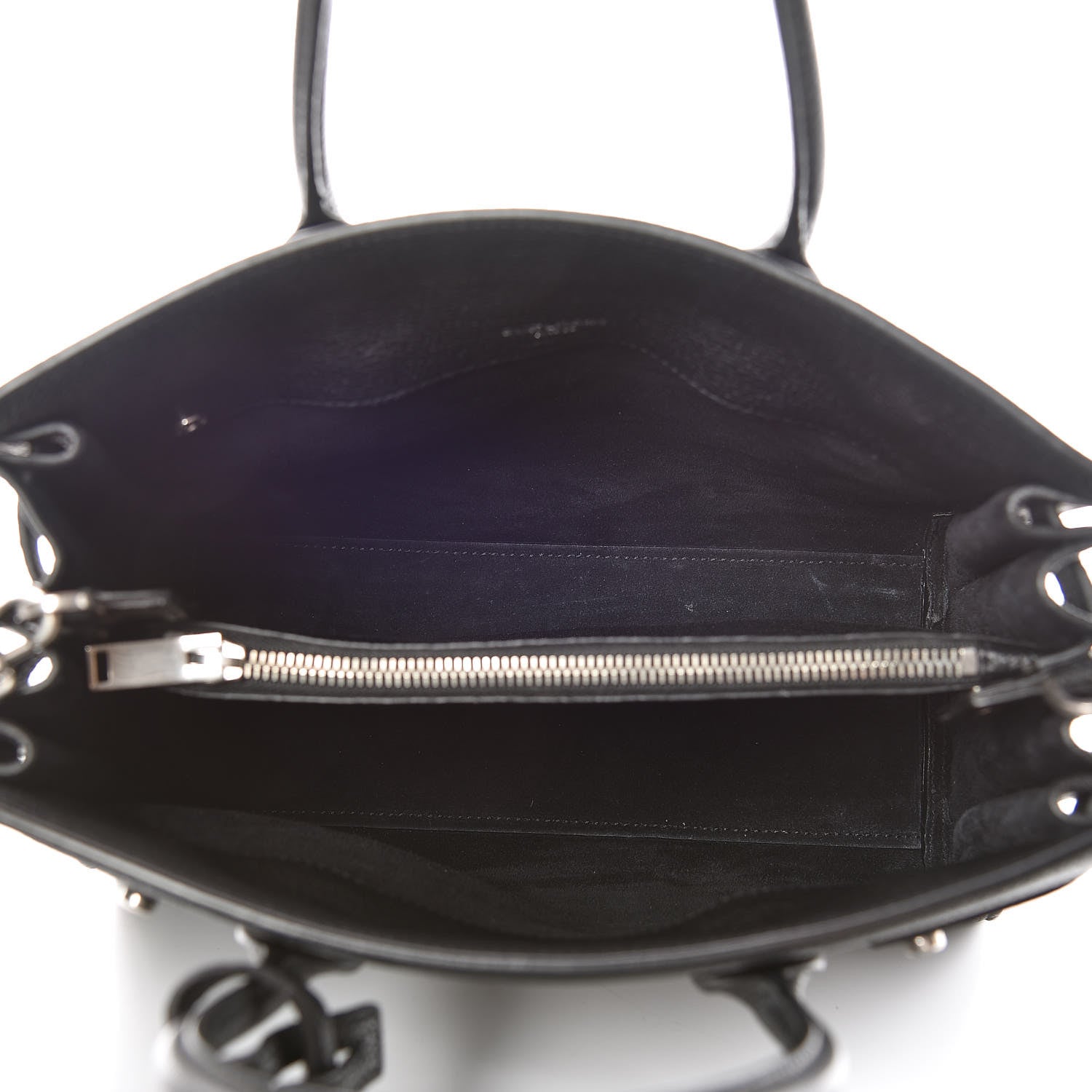 Saint Laurent Grained Calfskin Baby Sac De Jour Souple Black 7 of 12